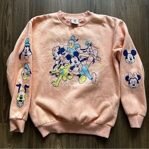 Disney‎ Mickey & Co. Mickey & Friends Fab 5 Crew Neck Pullover Sweatshirt XXS